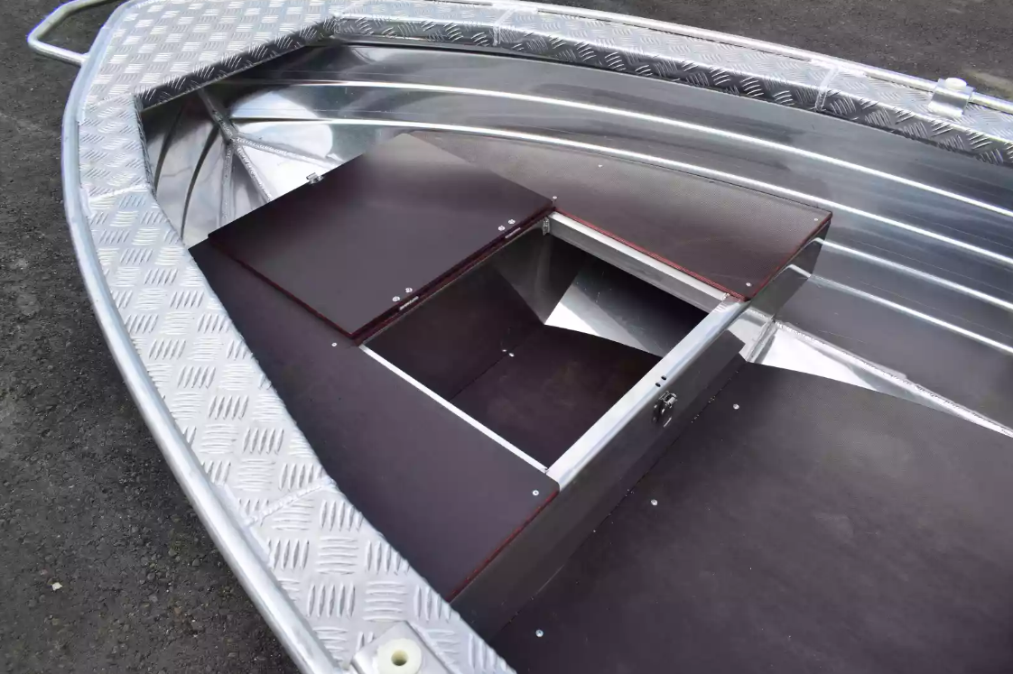 Алюминиевая лодка Wyatboat-390Р Увеличенный борт в Курске