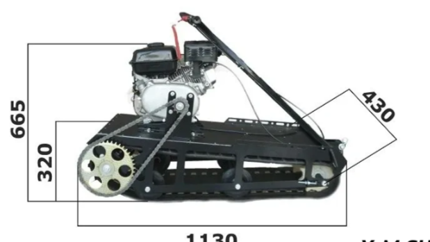 Мотобуксировщик XTREME-MOTORS "Конек-Горбунок" 6.5 л.с. в Курске