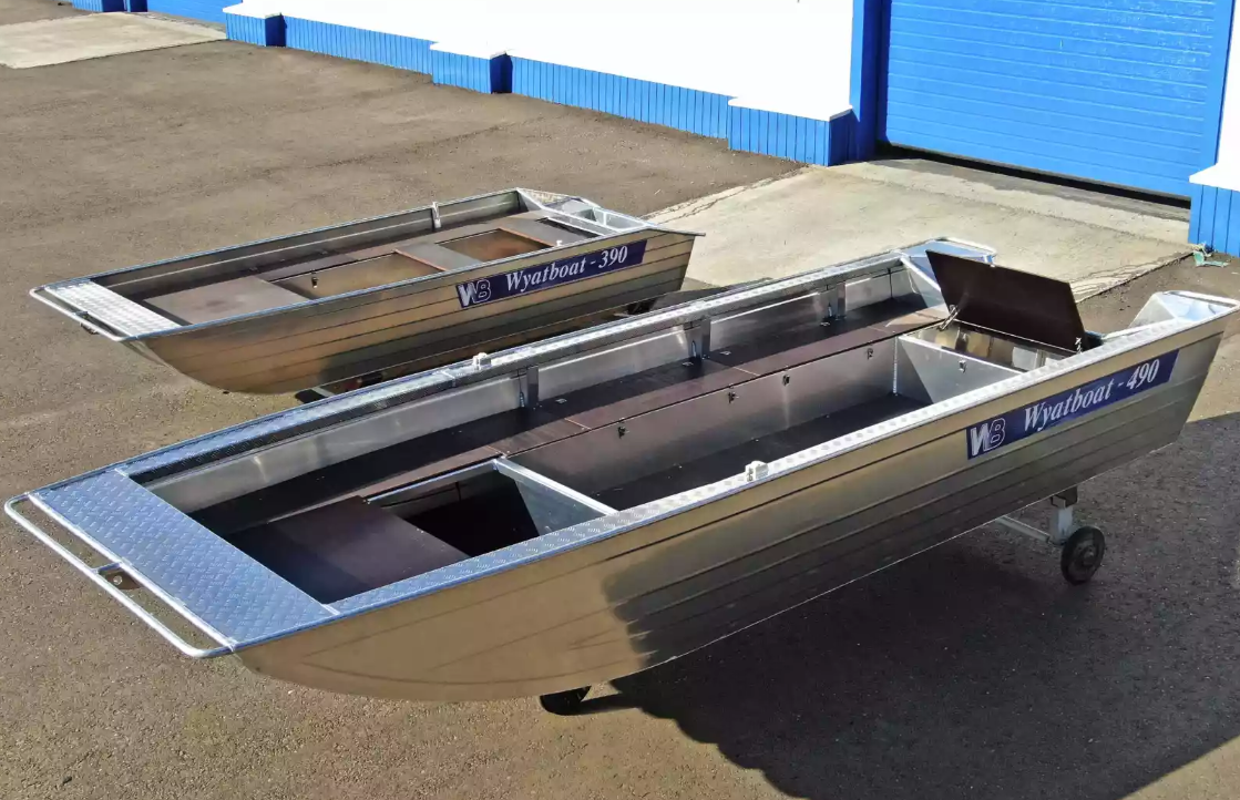 Алюминиевая лодка Wyatboat-490 Jonboat в Курске