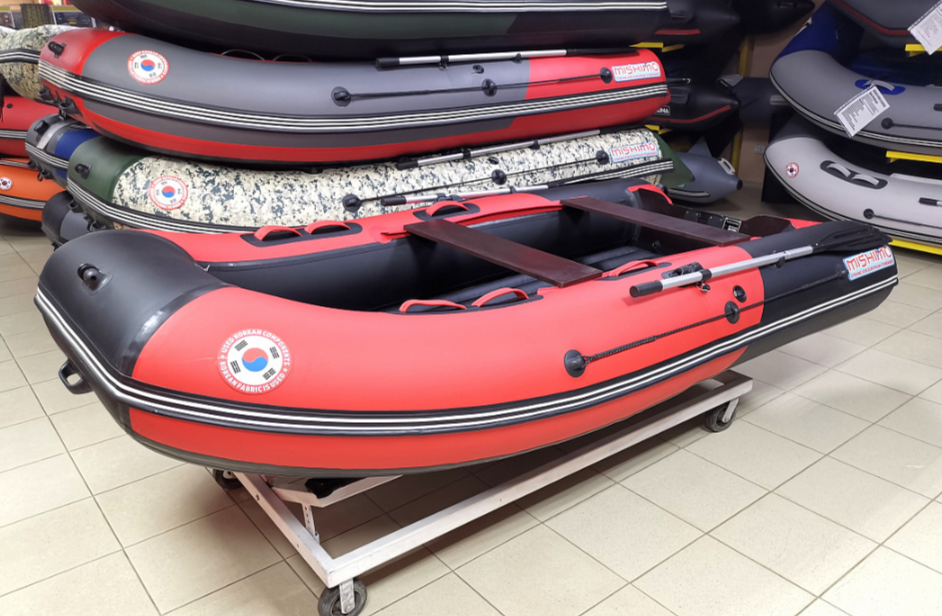 КОМПЛЕКТ Лодка MISHIMO PRO 350 + ЛОДОЧНЫЙ МОТОР MARLIN MP 9.9 (20) AMHS PRO в Курске