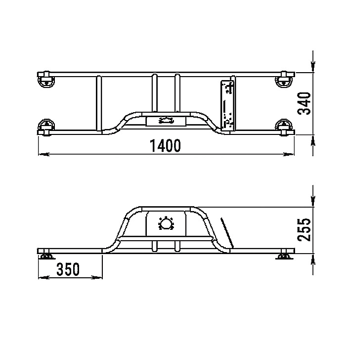Стойка рулевая с бортовым креплением малая в Курске