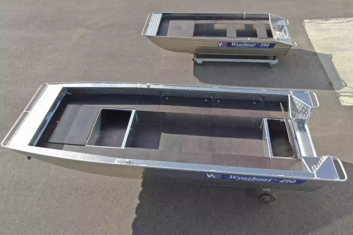 Алюминиевая лодка Wyatboat-490 Jonboat в Курске