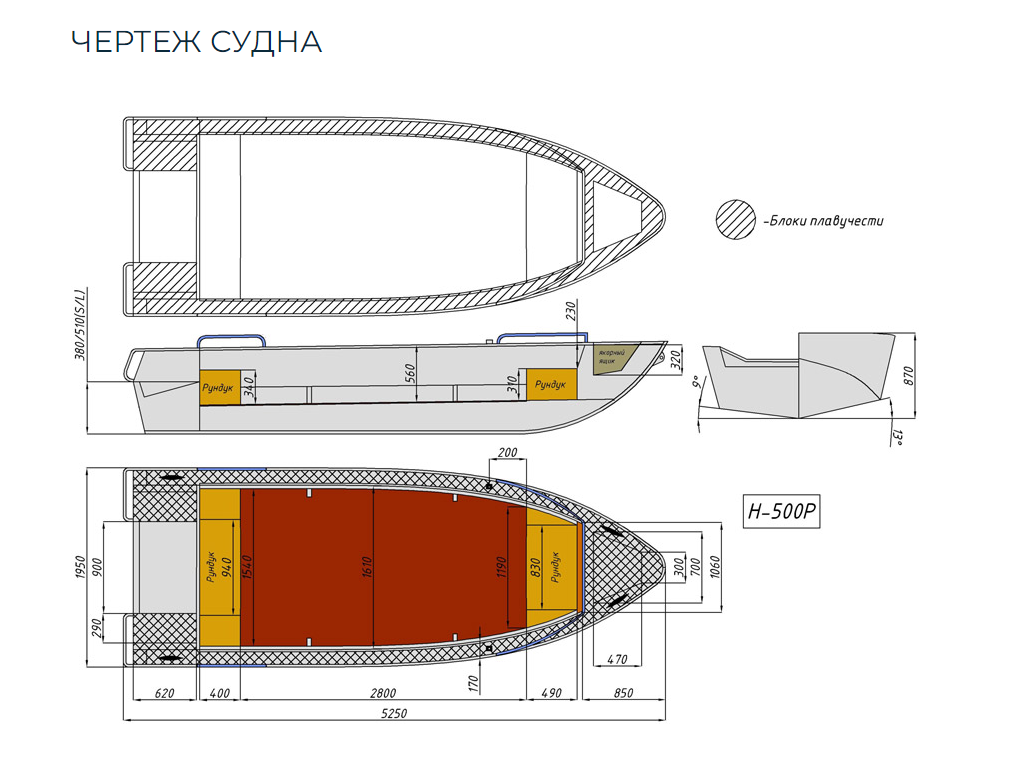 Алюминиевая лодка Неман-500 P в Курске