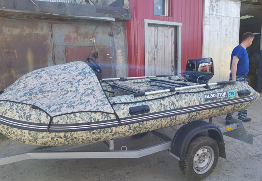 НАДУВНАЯ ЛОДКА GLADIATOR C370AL в Курске