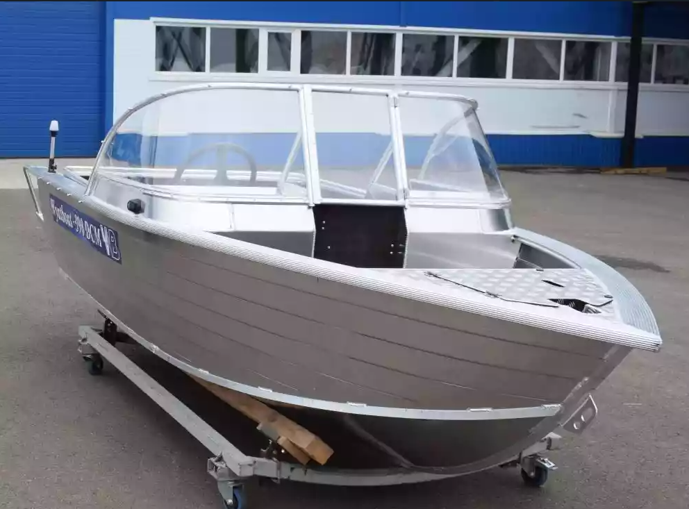 Алюминиевая лодка Wyatboat-390 DCM Увеличенный борт в Курске