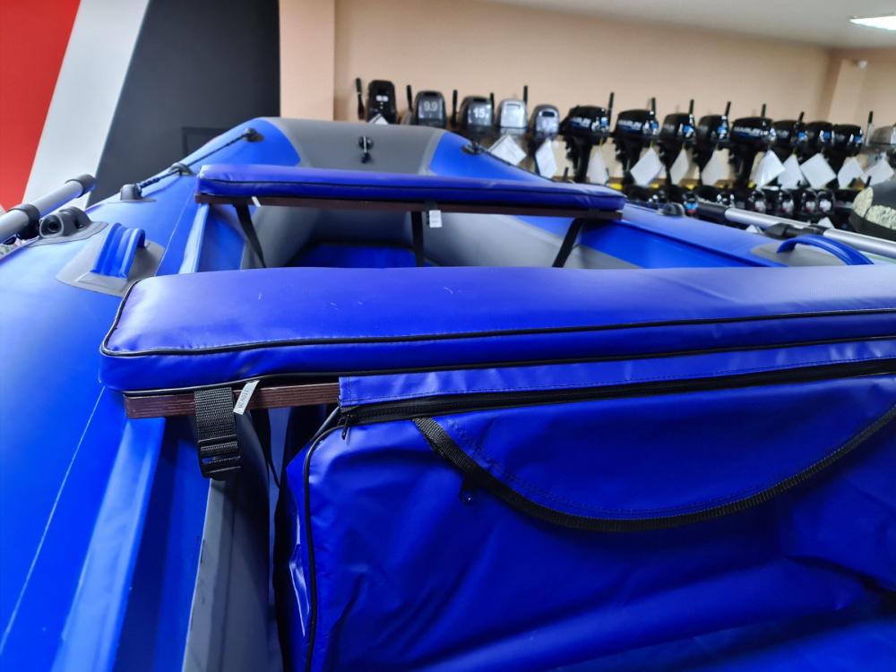 КОМПЛЕКТ МЯГКИХ НАКЛАДОК С СУМКОЙ ДЛЯ ЛОДОК 90Х20 СИНИЙ в Курске