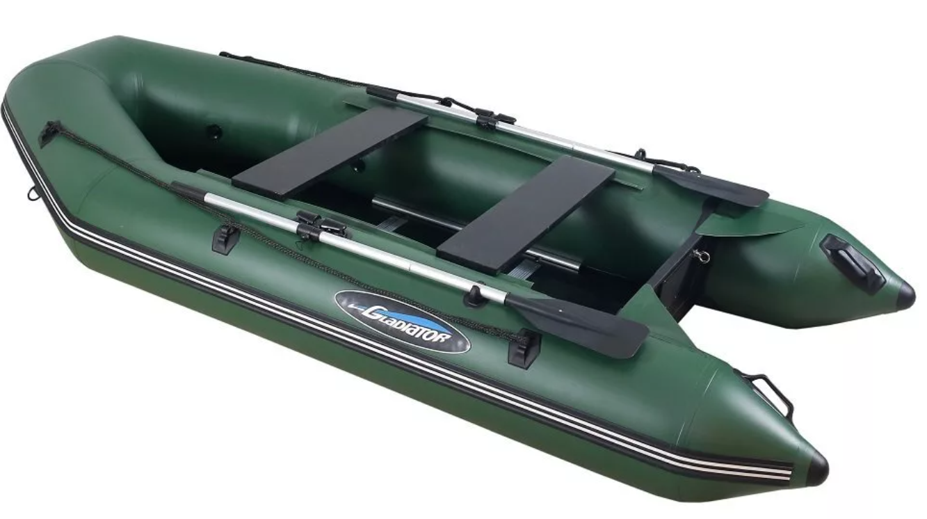 МОТОРНО-ГРЕБНАЯ ЛОДКА ПВХ GLADIATOR A 280 ТК С ФАНЕРНЫМ ДНОМ в Курске