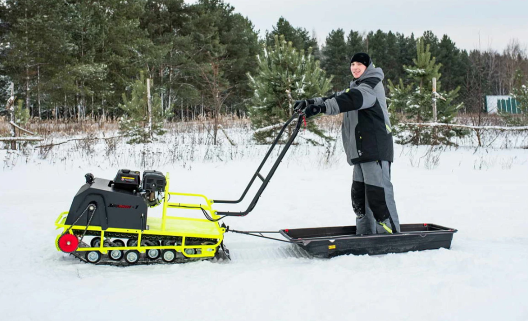 Мотобуксировщик Бурлак ХОЗЯИН-1 (капот ткань) в Курске