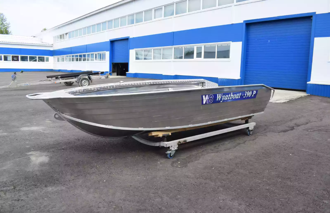 Алюминиевая лодка Wyatboat-390Р Увеличенный борт в Курске