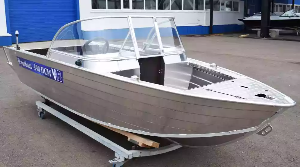 Алюминиевая лодка Wyatboat-390 DCM Увеличенный борт в Курске