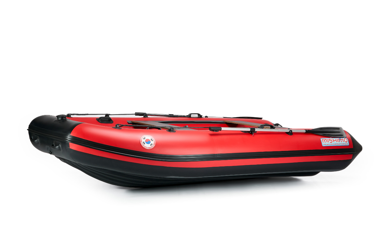 КОМПЛЕКТ ЛОДКА MISHIMO RAPID 380 PRO+ ЛОДОЧНЫЙ МОТОР MARLIN MP 9.9 (20) AMHS PROLINE FORCE в Курске