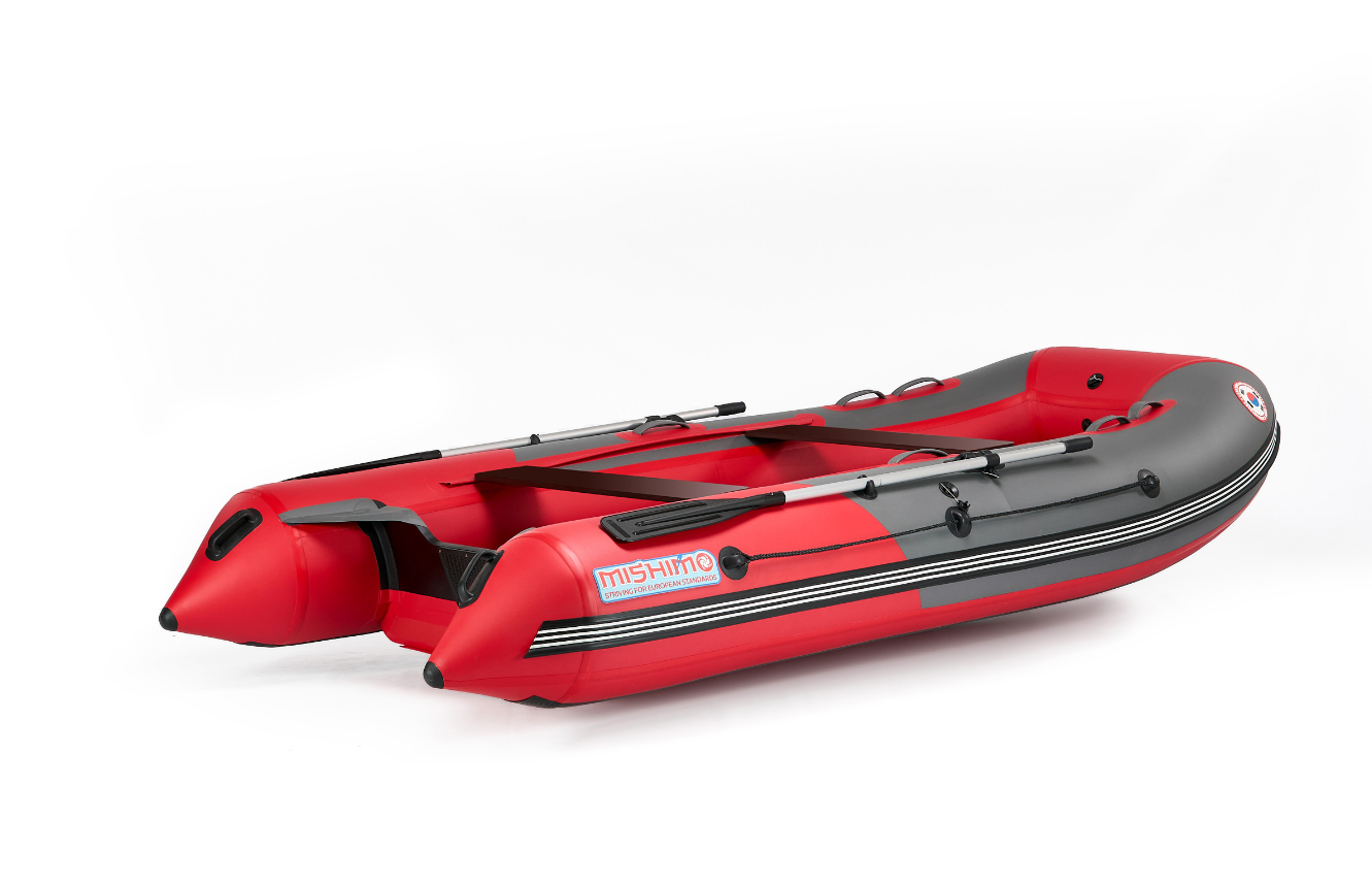 КОМПЛЕКТ ЛОДКА MISHIMO PRO 350 + ЛОДОЧНЫЙ МОТОР MARLIN MP 9.9 (15) AMHS PROLINE в Курске