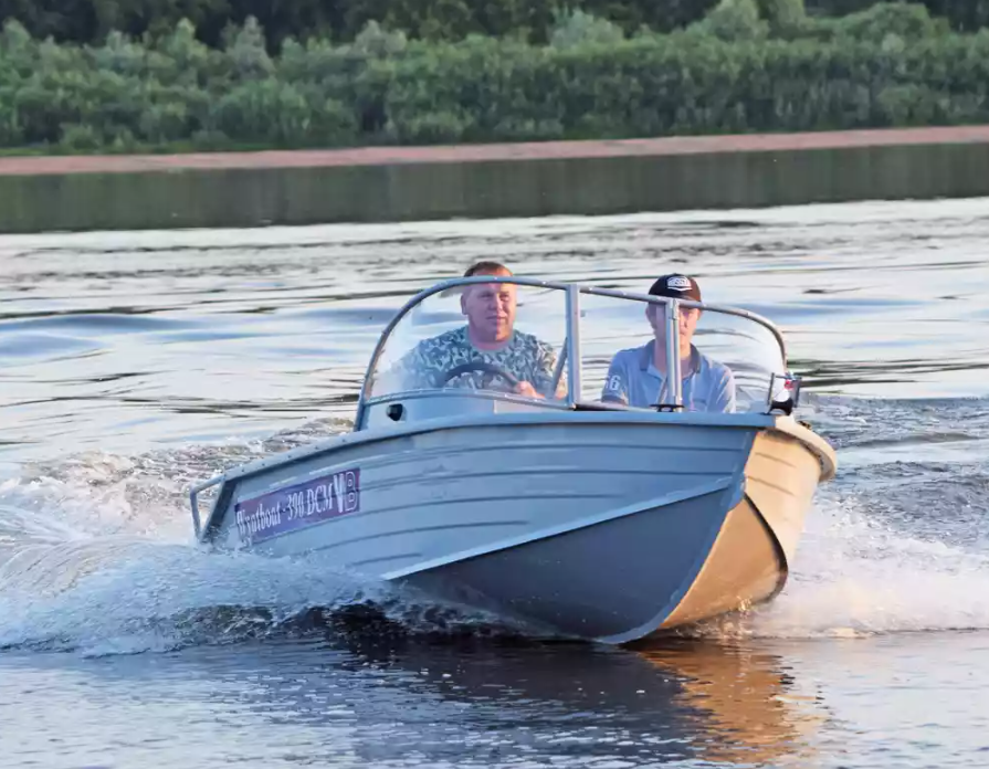 Алюминиевая лодка Wyatboat-390 DCM в Курске