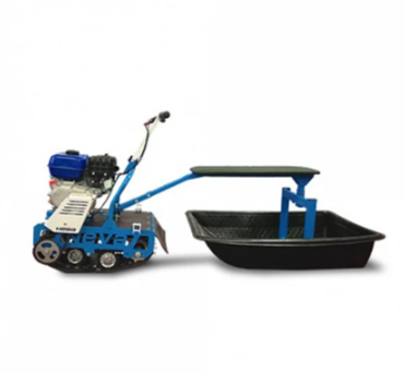 Мотобуксировщик НЕВА МС-1К с санями и сиденьем в Курске