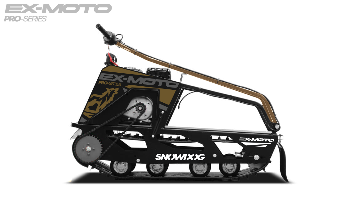 Мотобуксировщик EX-MOTO SNOWDOG S380 8л.с. в Курске