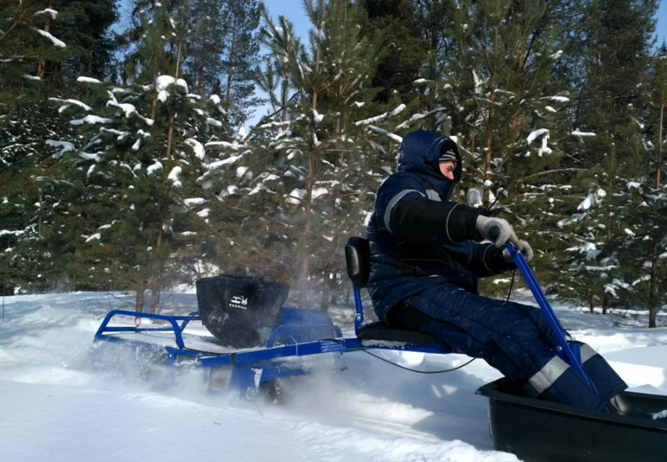 Мотобуксировщик толкач Альбатрос-XL8 с модулем. Без фары, тележки в Курске