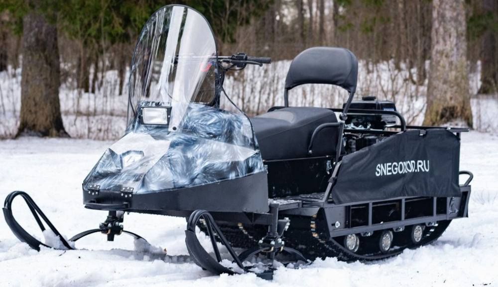 Миниснегоход Бурлак Егерь Экспедитор 15 л.с. , реверс, тормоз, капот белый в Курске