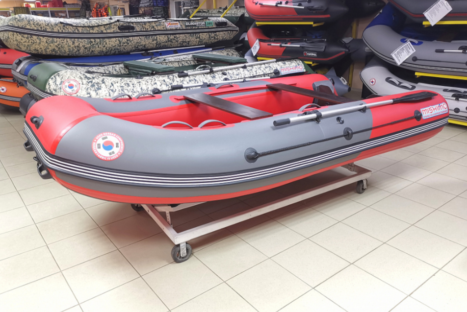 КОМПЛЕКТ Лодка MISHIMO PRO 350 + ЛОДОЧНЫЙ МОТОР MARLIN MP 9.9 (20) AMHS PRO в Курске