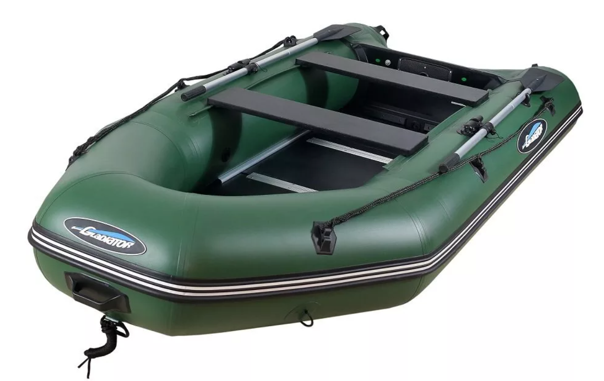МОТОРНО-ГРЕБНАЯ ЛОДКА ПВХ GLADIATOR A 280 ТК С ФАНЕРНЫМ ДНОМ в Курске