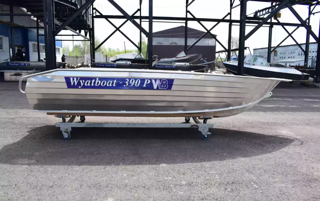 Алюминиевая лодка Wyatboat-390Р Увеличенный борт в Курске