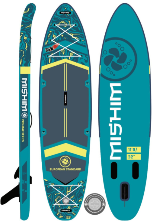 SUP (САП) Доска MISHIMO PRO-MAX Light Teal 11,6’ (355см) в Курске