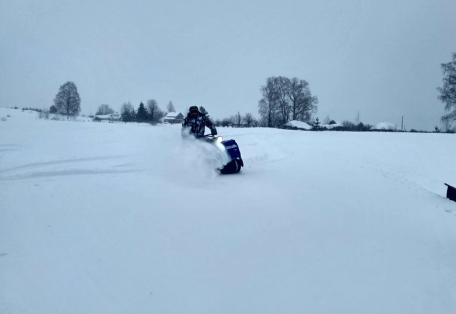 Мотобуксировщик Альбатрос-XLV 9 мини, тележки, 1250 мм в Курске