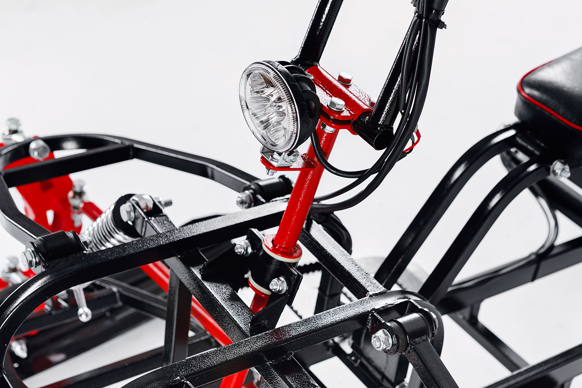 Лыжный модуль IKUDZO TERRAIN с подогревом ручек металлические лыжи в Курске