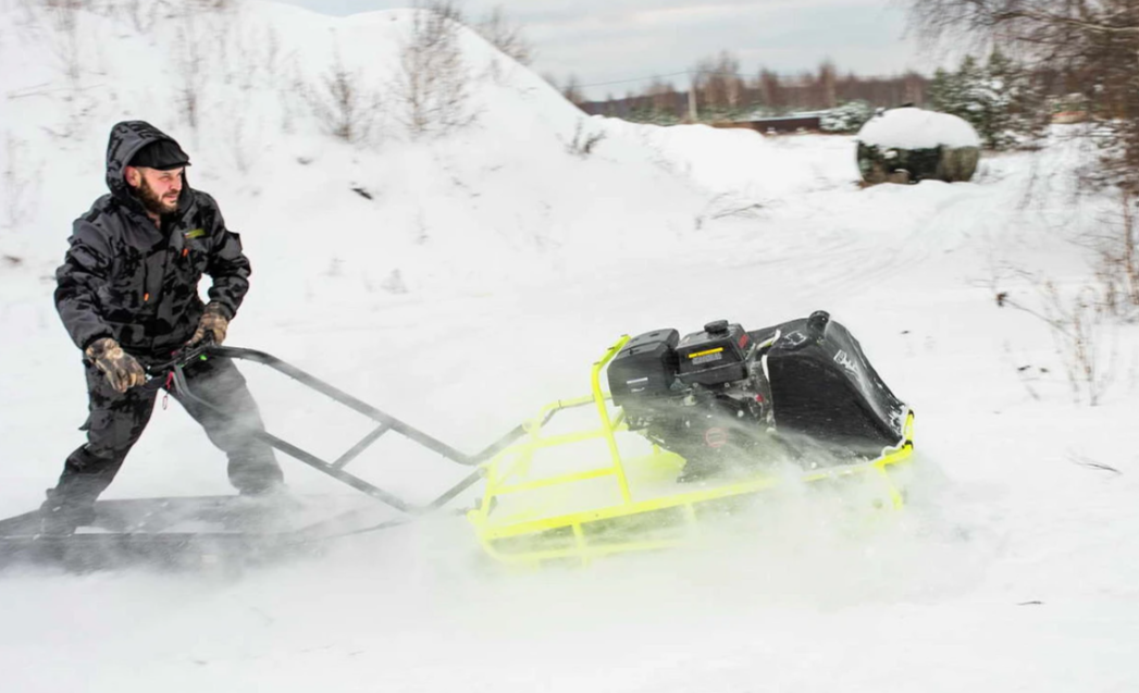 Мотобуксировщик Бурлак ХОЗЯИН-1 (капот ткань) в Курске