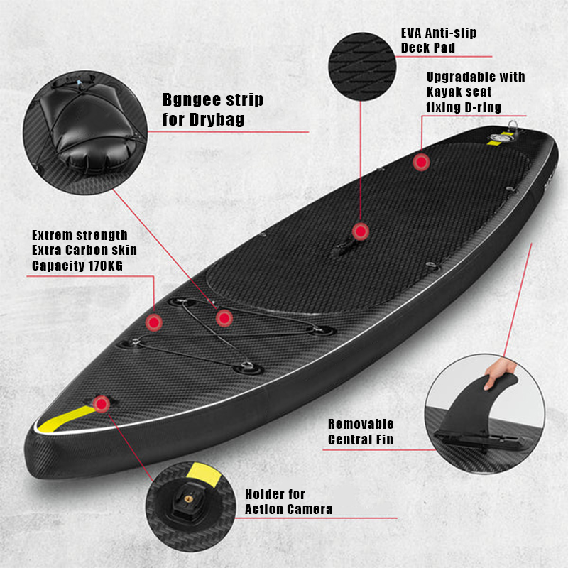 SUP (САП) ДОСКА MISHIMO CARBON DARKSIDE 11’ (335СМ) в Курске