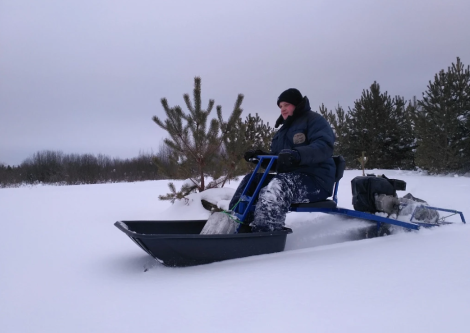 Мотобуксировщик толкач Альбатрос-XL8 с модулем. Без фары, тележки в Курске