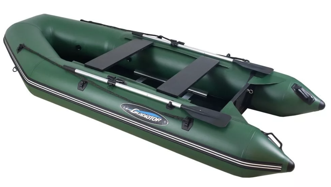 МОТОРНО-ГРЕБНАЯ ЛОДКА ПВХ GLADIATOR А 340 ТК С ФАНЕРНЫМ ПОЛОМ в Курске