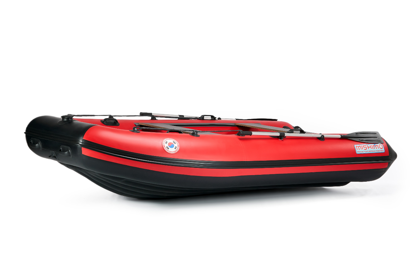 КОМПЛЕКТ ЛОДКА MISHIMO RAPID 380 + ЛОДОЧНЫЙ МОТОР MARLIN MP 9.9 (20) AMHS PROLINE FORCE в Курске