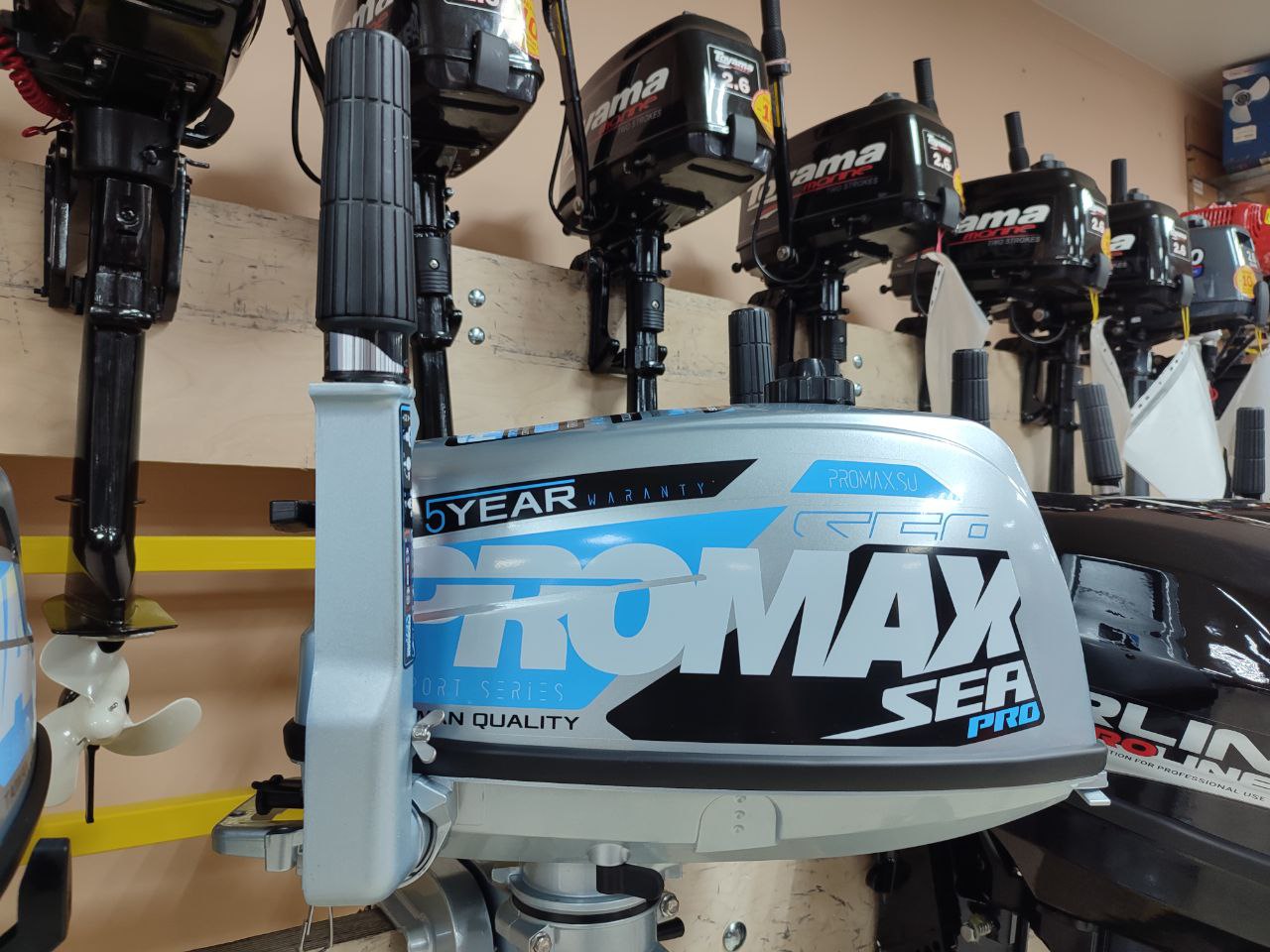 Лодочный мотор PROMAX SP5FHS (внешний бак 12 л) в Курске