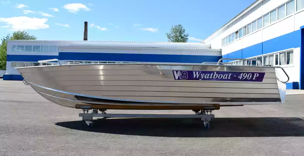 Алюминиевая лодка Wyatboat-490 P в Курске