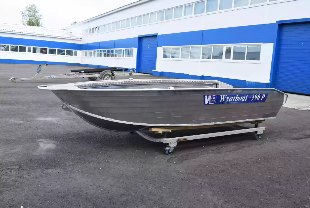 Алюминиевая лодка Wyatboat-390Р Увеличенный борт в Курске