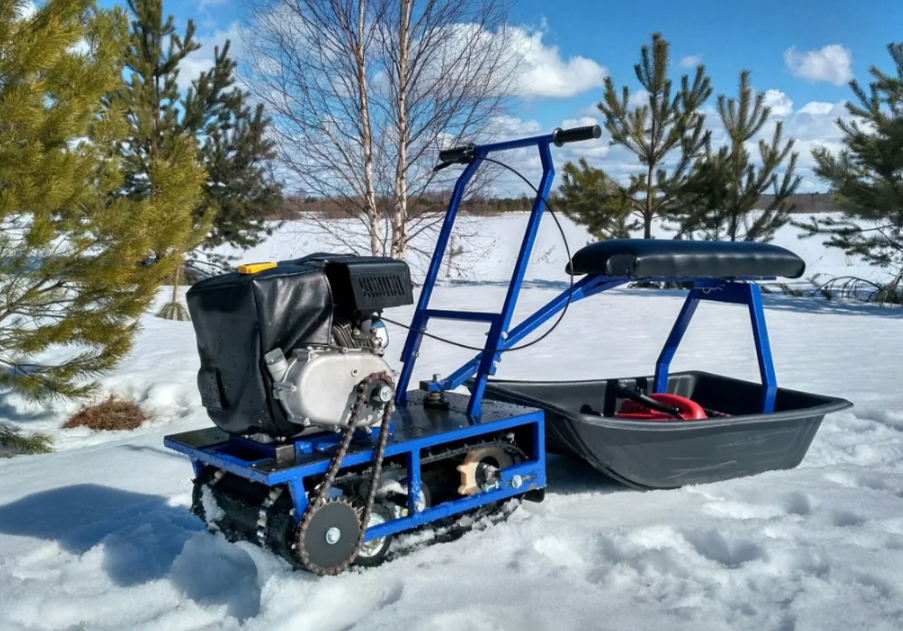 Мини-мотобуксировщик Альбатрос-М без фары в Курске