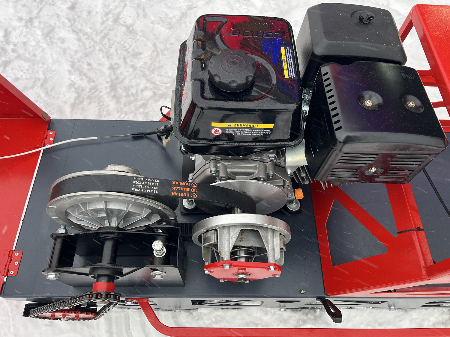 Мотобуксировщик EX-MOTO SNOWDOG S500 15л.с в Курске