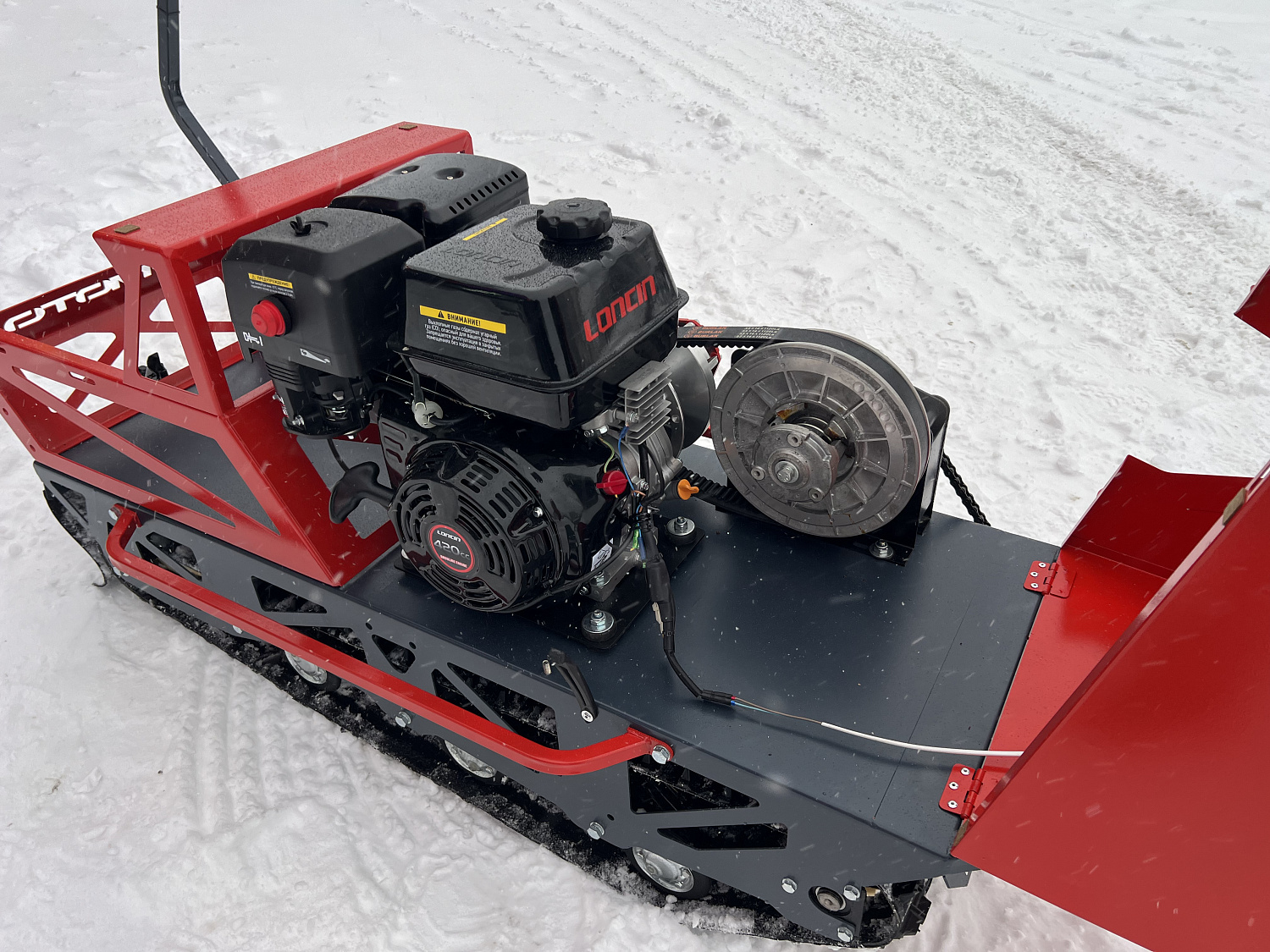 Мотобуксировщик EX-MOTO SNOWDOG S500 15л.с в Курске