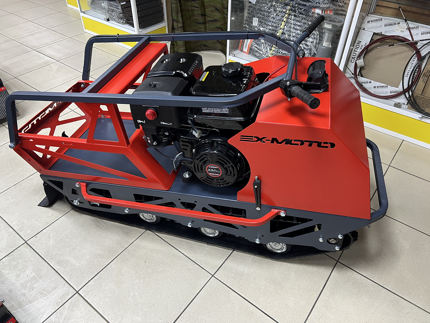 Мотобуксировщик EX-MOTO SNOWDOG S500 15л.с в Курске