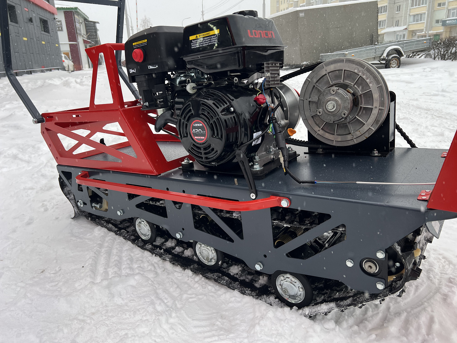 Мотобуксировщик EX-MOTO SNOWDOG S500 15л.с в Курске