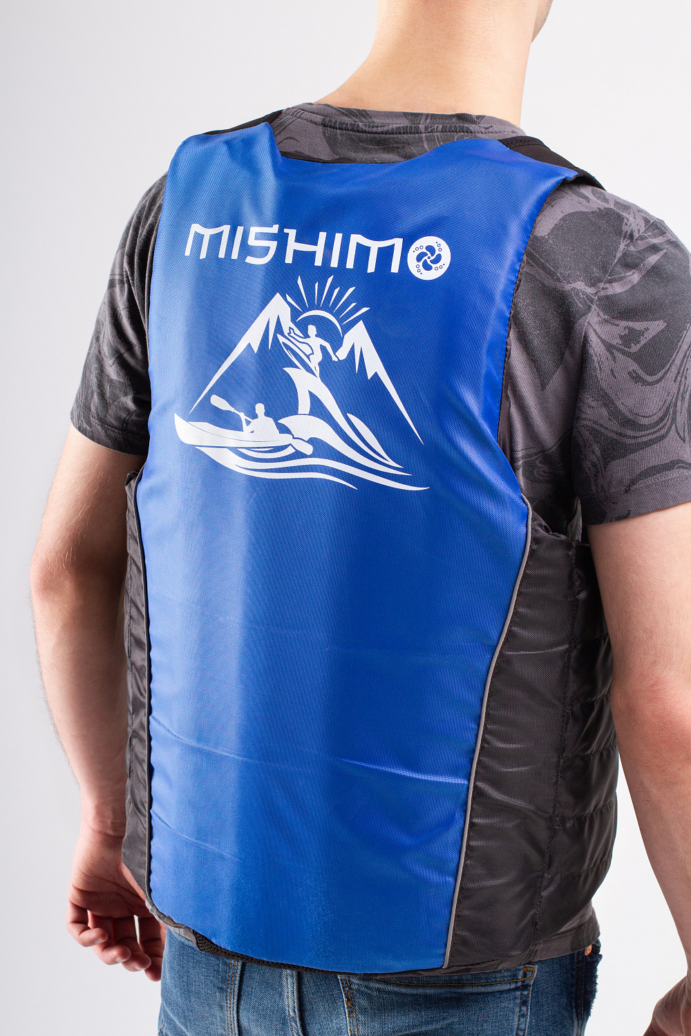 Жилет спасательный MISHIMO PRO Премиум качества Черно-синий в Курске