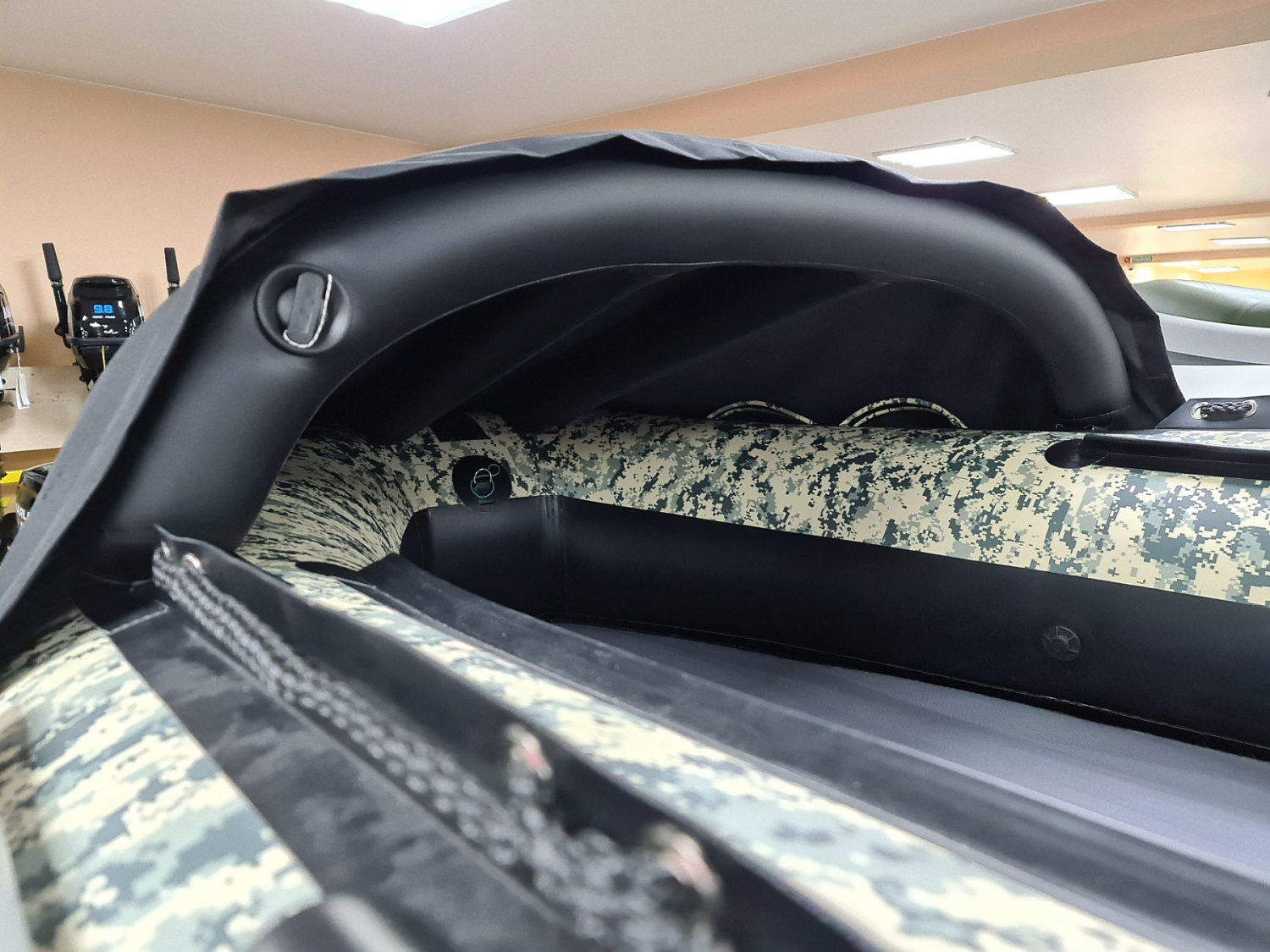 КОМПЛЕКТ НОСОВОГО ТЕНТА К ЛОДКЕ SMARINE AIR MAX 380 ЧЕРНЫЙ в Курске