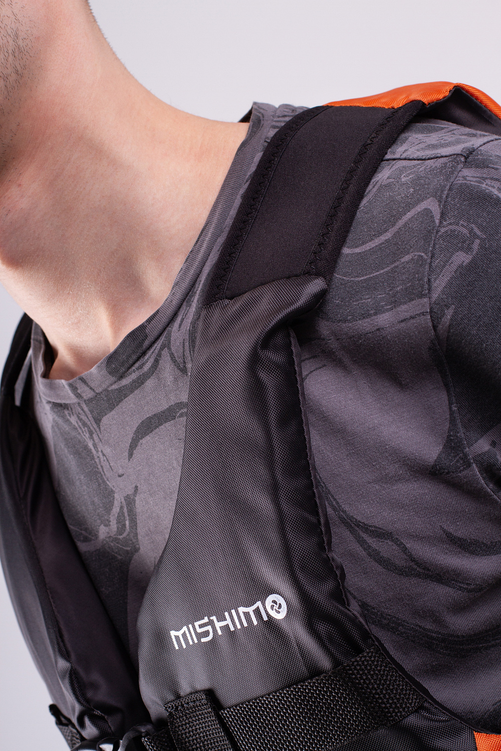 Жилет спасательный MISHIMO PRO Премиум качества Черно-оранжевый в Курске